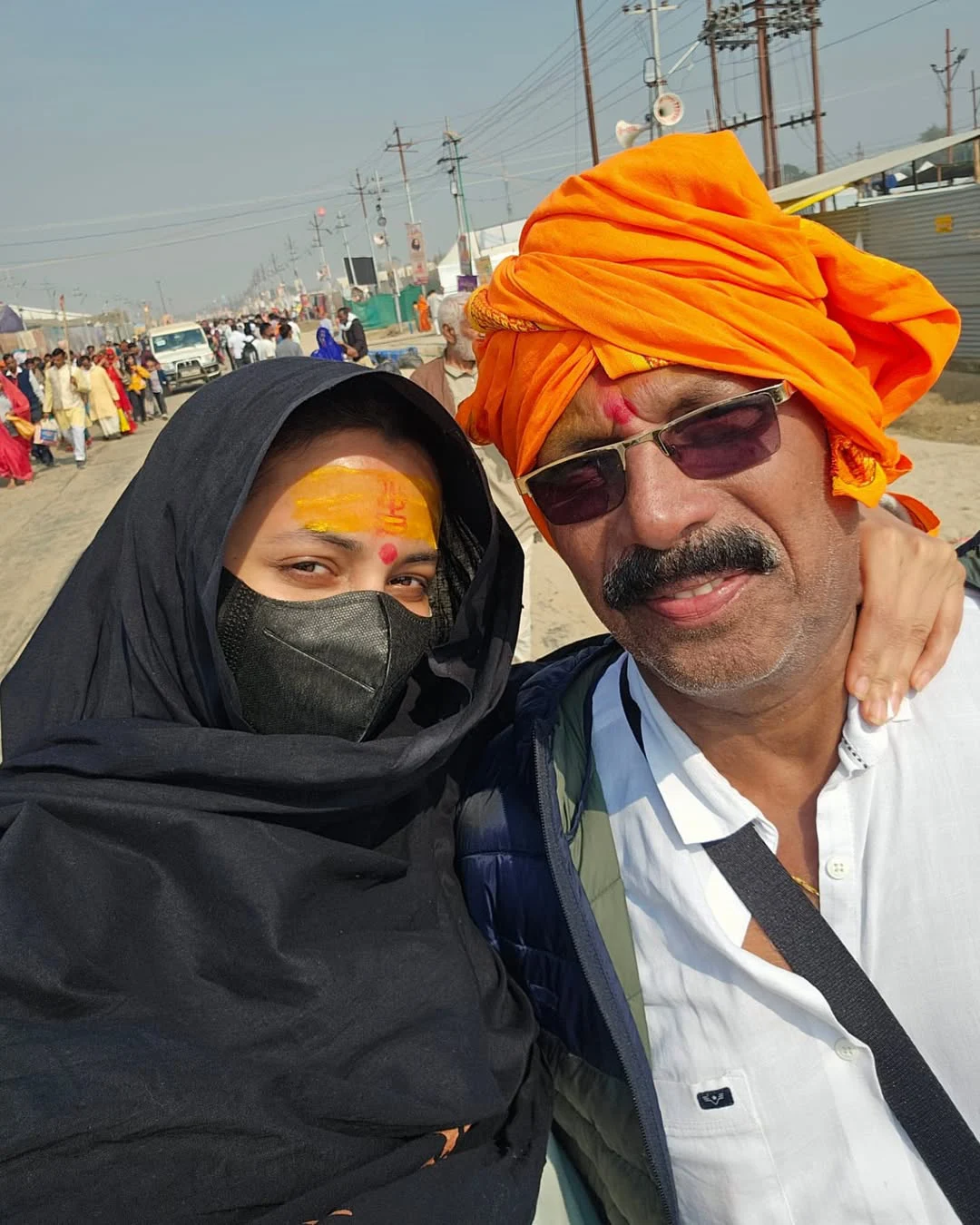 Srinidhi Shetty at Maha Kumbh Mela