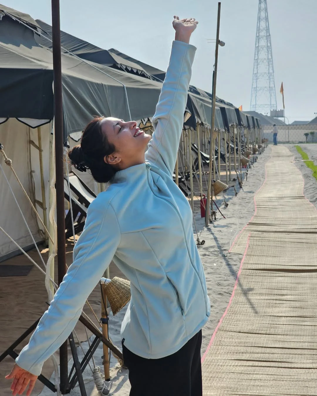 Srinidhi Shetty at Maha Kumbh Mela