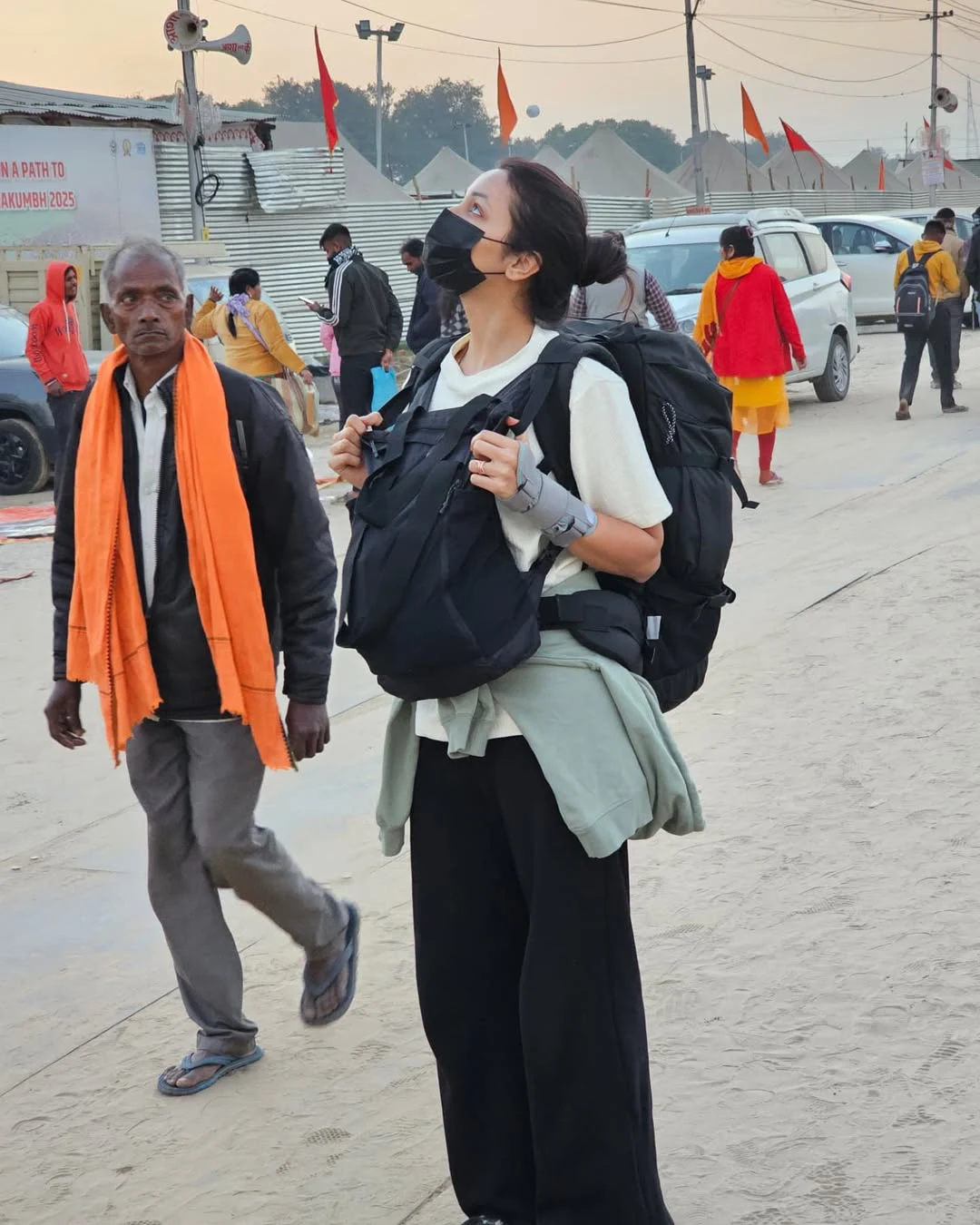 Srinidhi Shetty at Maha Kumbh Mela