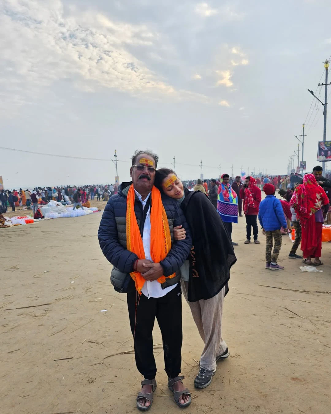 Srinidhi Shetty at Maha Kumbh Mela