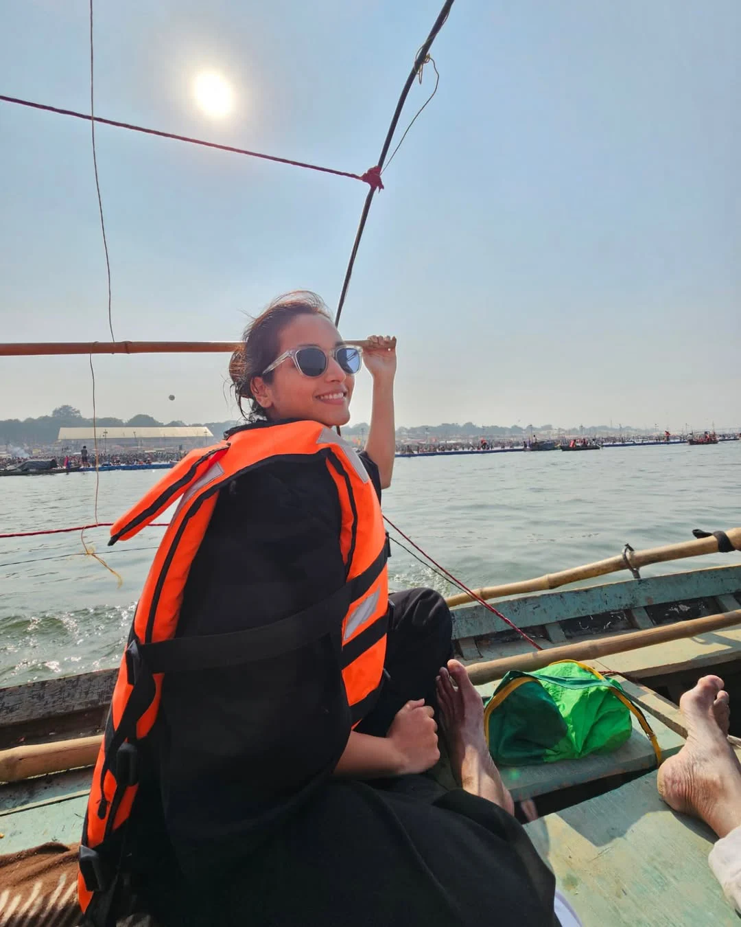Srinidhi Shetty at Maha Kumbh Mela
