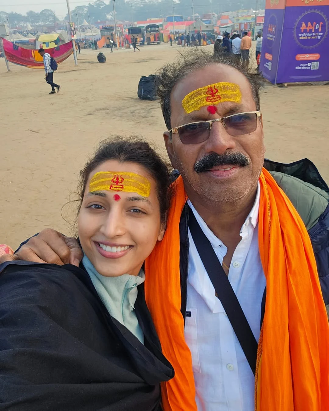 Srinidhi Shetty at Maha Kumbh Mela