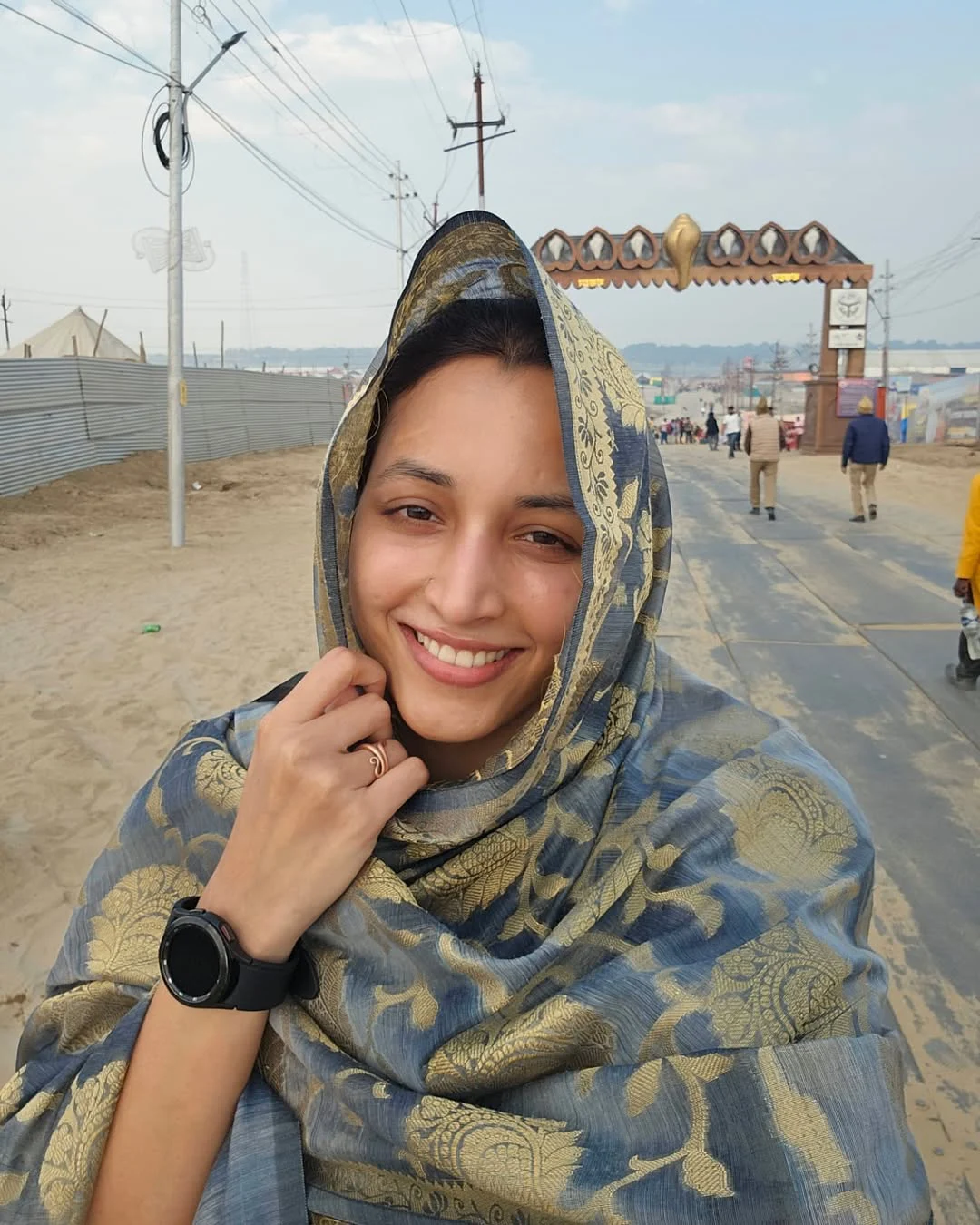 Srinidhi Shetty at Maha Kumbh Mela