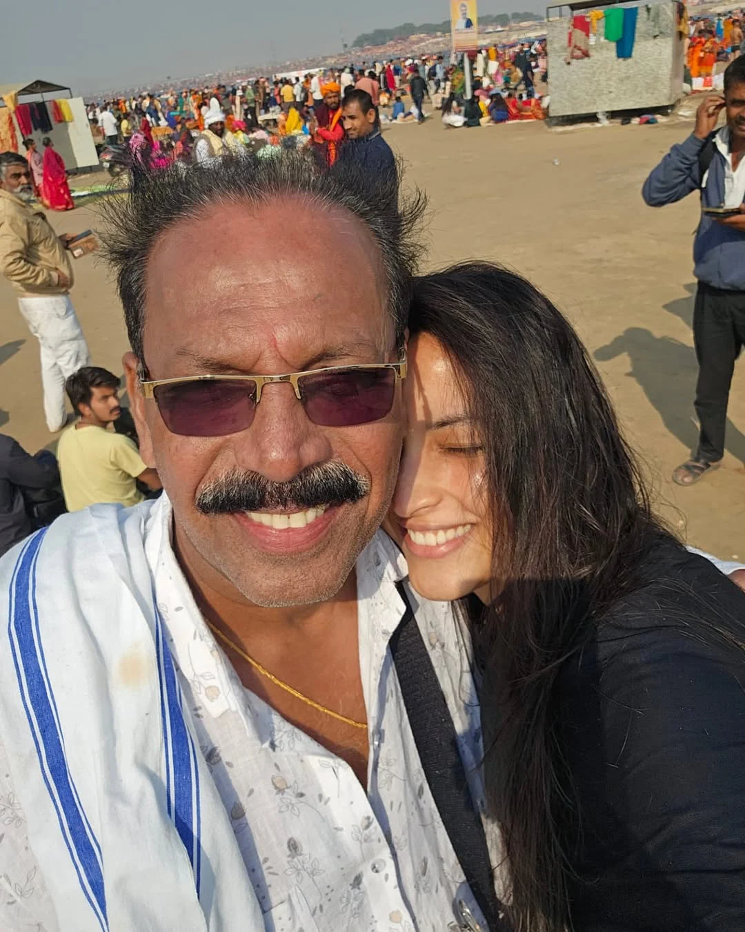 Srinidhi Shetty at Maha Kumbh Mela