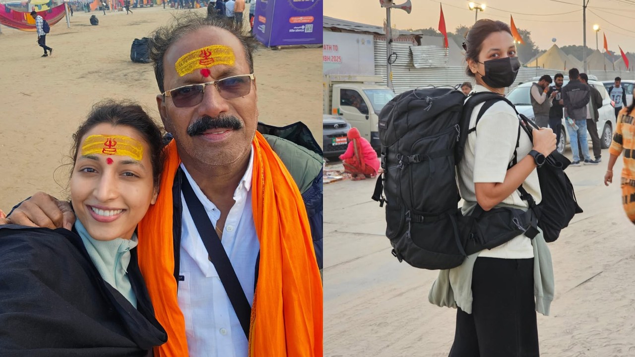 మహా కుంభమేళాలో కేజీఎఫ్ హీరోయిన్.. గుర్తుపట్టకుండా మాస్క్ పెట్టుకొని.. తండ్రితో కలిసి..