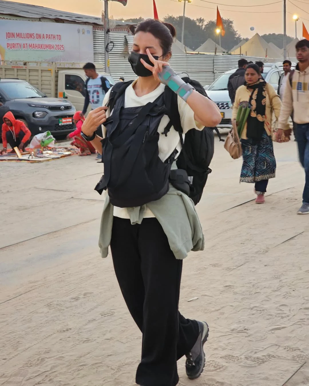 Srinidhi Shetty at Maha Kumbh Mela