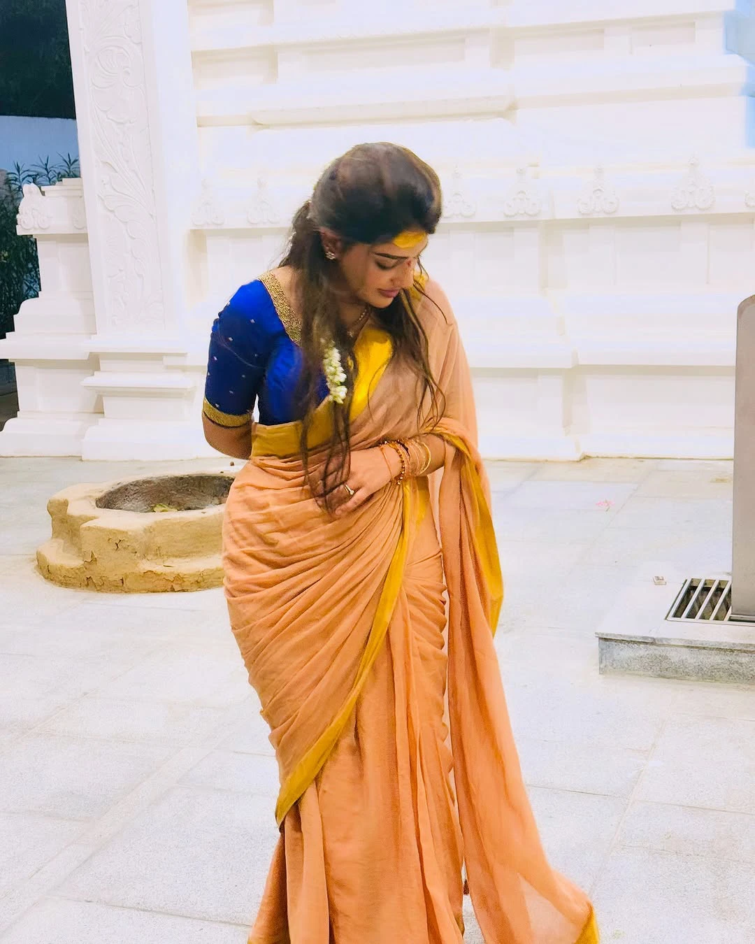 Actress Supritha Shares Photos in Saree