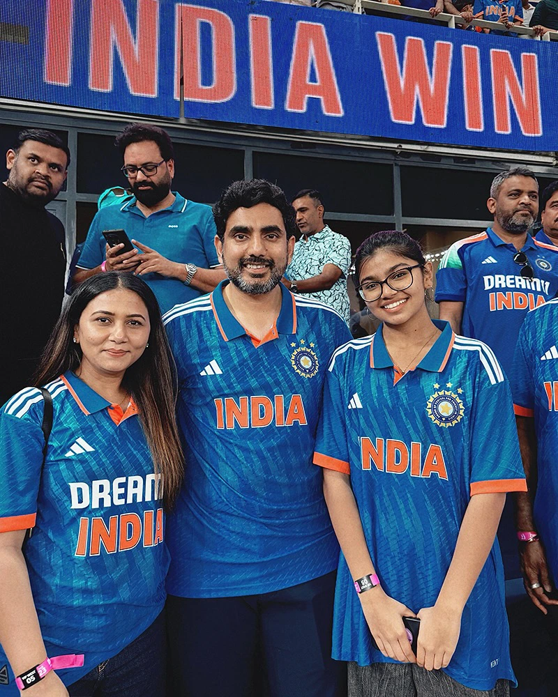 Telugu Celebrities at IND vs PAK Match