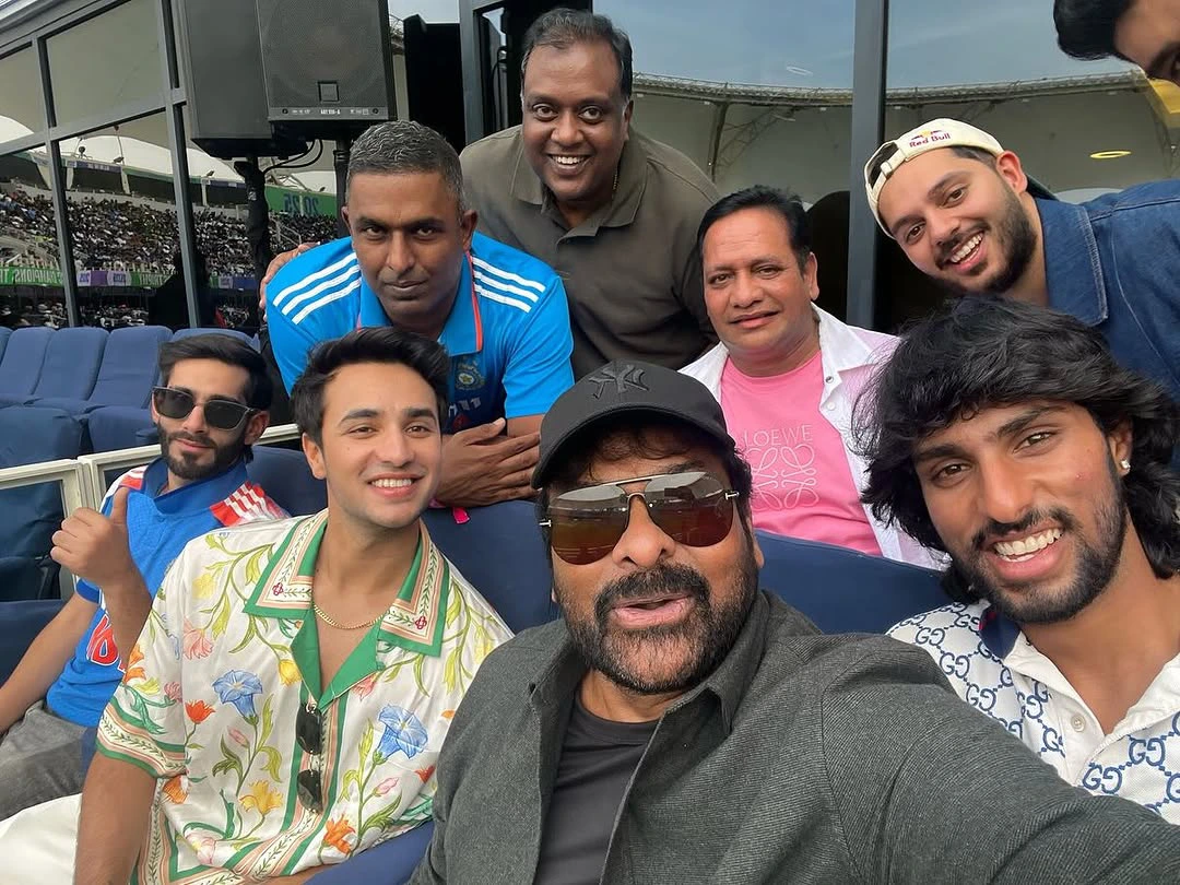 Telugu Celebrities at IND vs PAK Match