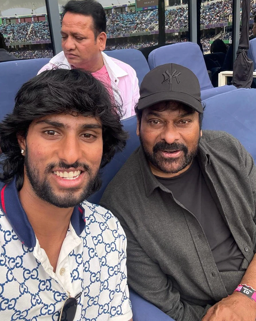 Telugu Celebrities at IND vs PAK Match