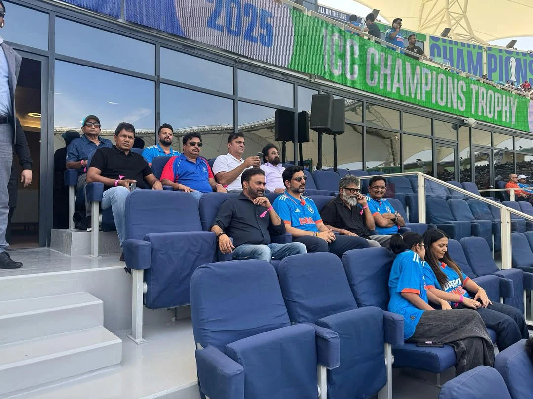 Telugu Celebrities at IND vs PAK Match