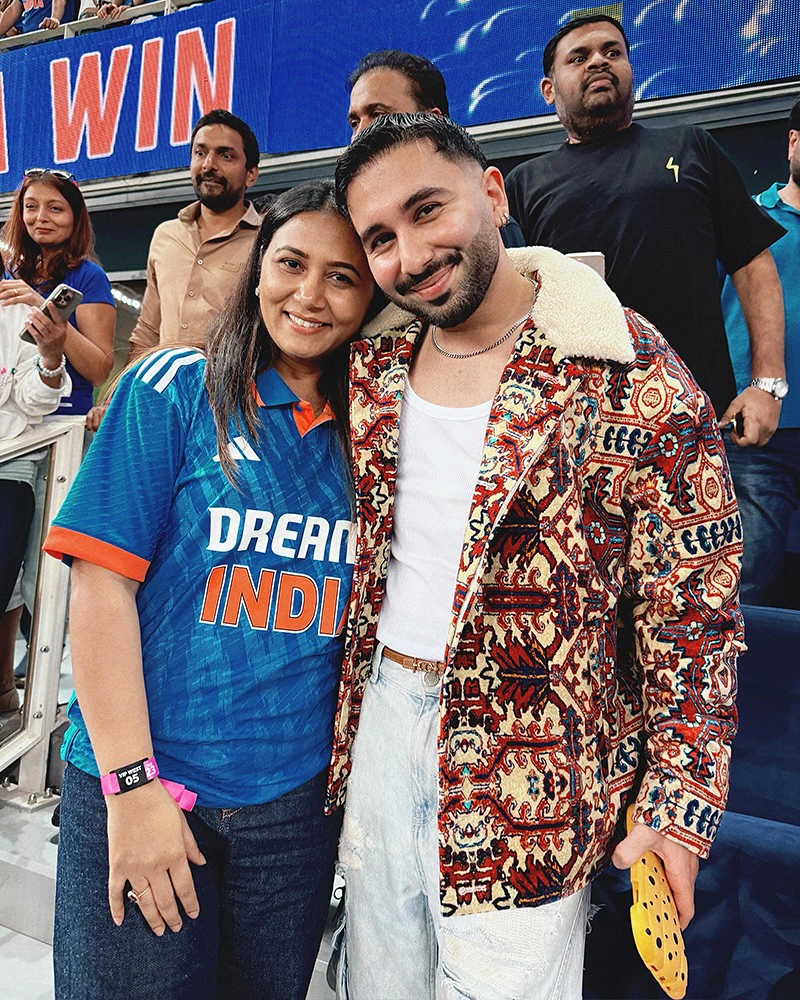 Telugu Celebrities at IND vs PAK Match