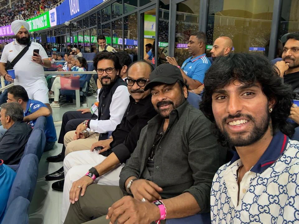 Telugu Celebrities at IND vs PAK Match