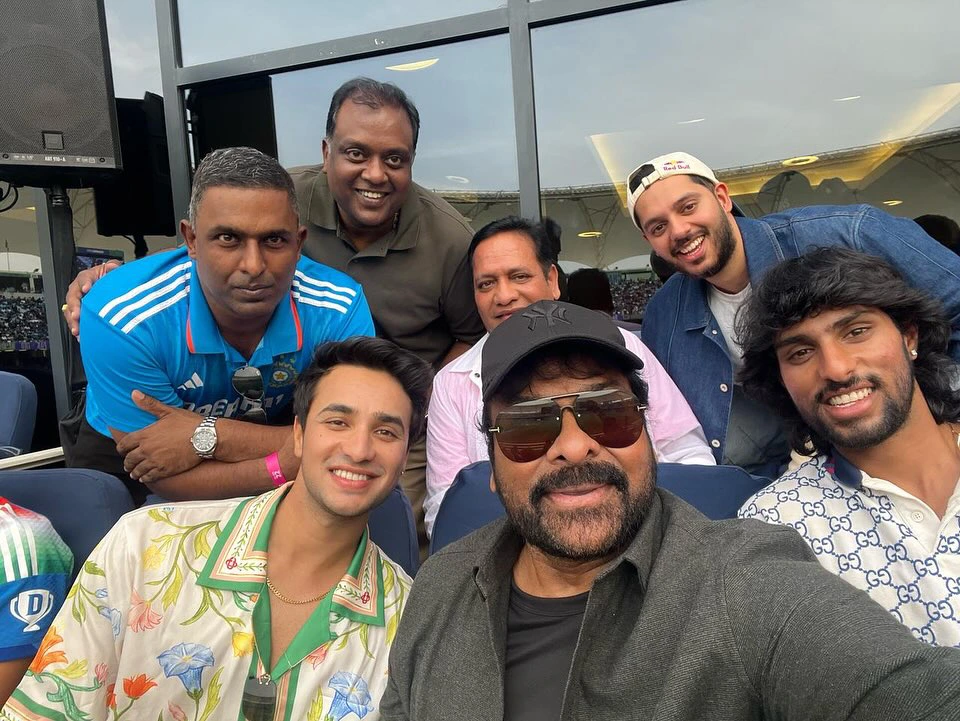 Telugu Celebrities at IND vs PAK Match