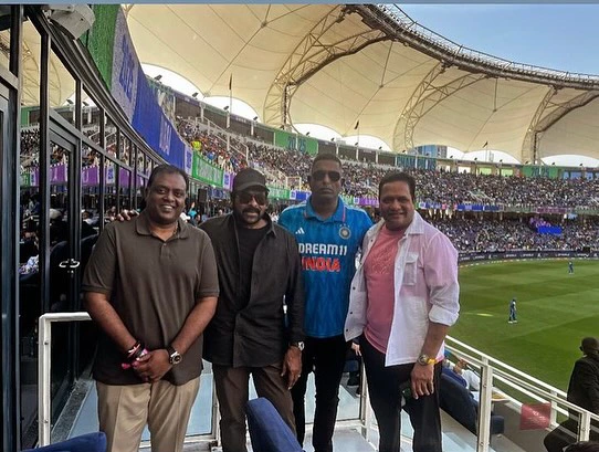 Telugu Celebrities at IND vs PAK Match