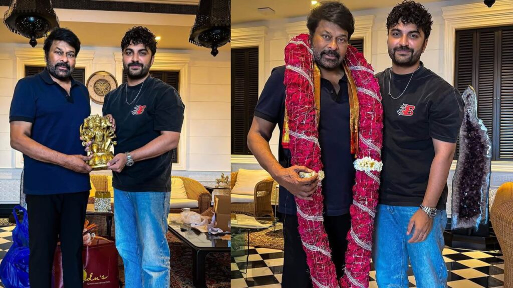 Vishwak Sen Meets Megastar Chiranjeevi and Invites as Guest for Laila Pre Release Event