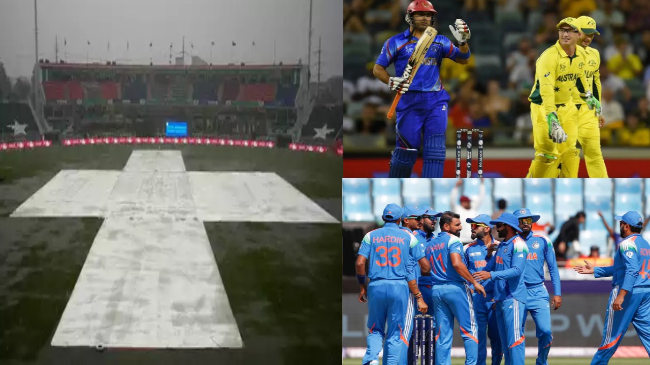 AUS vs AFG : ఆస్ట్రేలియా, అఫ్గానిస్థాన్ మ్యాచ్ వర్షం వల్ల రద్దైతే.. భారత్కు లాభమా, నష్టమా? AUS vs AFG : ఆస్ట్రేలియా, అఫ్గానిస్థాన్ మ్యాచ్ వర్షం వల్ల రద్దైతే.. భారత్కు లాభమా, నష్టమా?