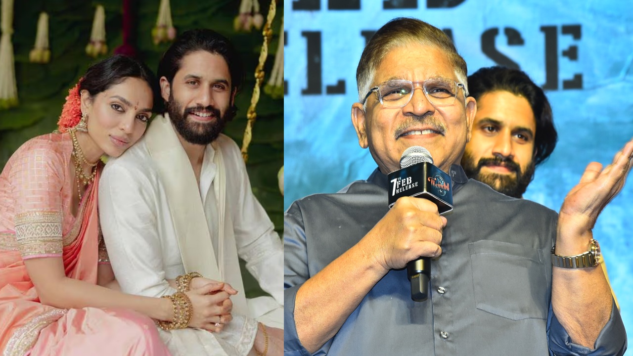 Allu Aravind : అల్లు అరవింద్ కి పెళ్లి పీటల మీద నుంచే శోభిత రిక్వెస్ట్.. నాగ చైతన్య గురించి ఏం అడిగింది అంటే..? Allu Aravind : అల్లు అరవింద్ కి పెళ్లి పీటల మీద నుంచే శోభిత రిక్వెస్ట్.. నాగ చైతన్య గురించి ఏం అడిగింది అంటే..?