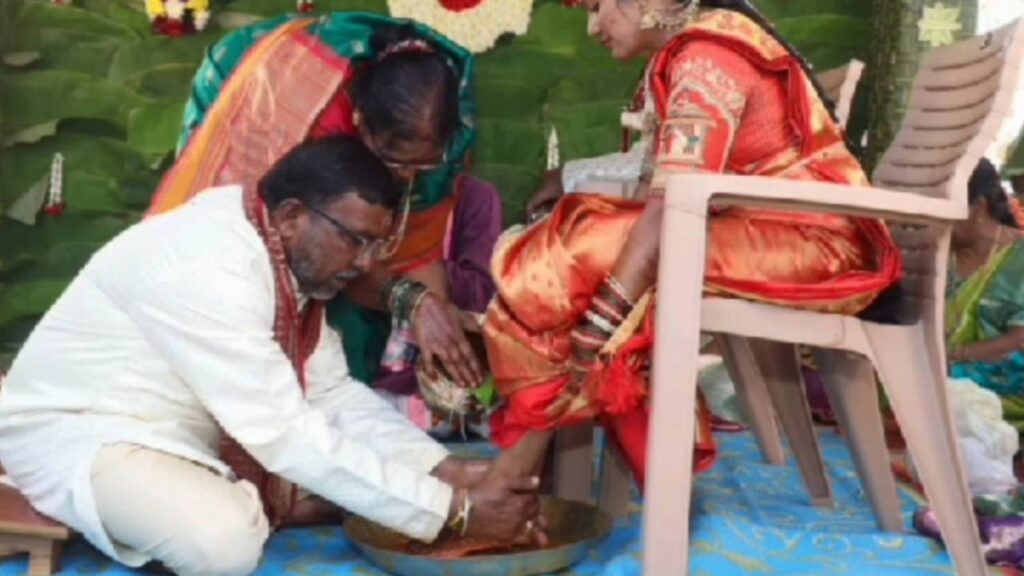 bride father died
