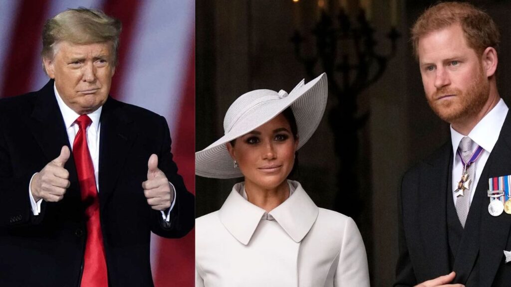Donald Trump, Prince Harry, Meghan Markle