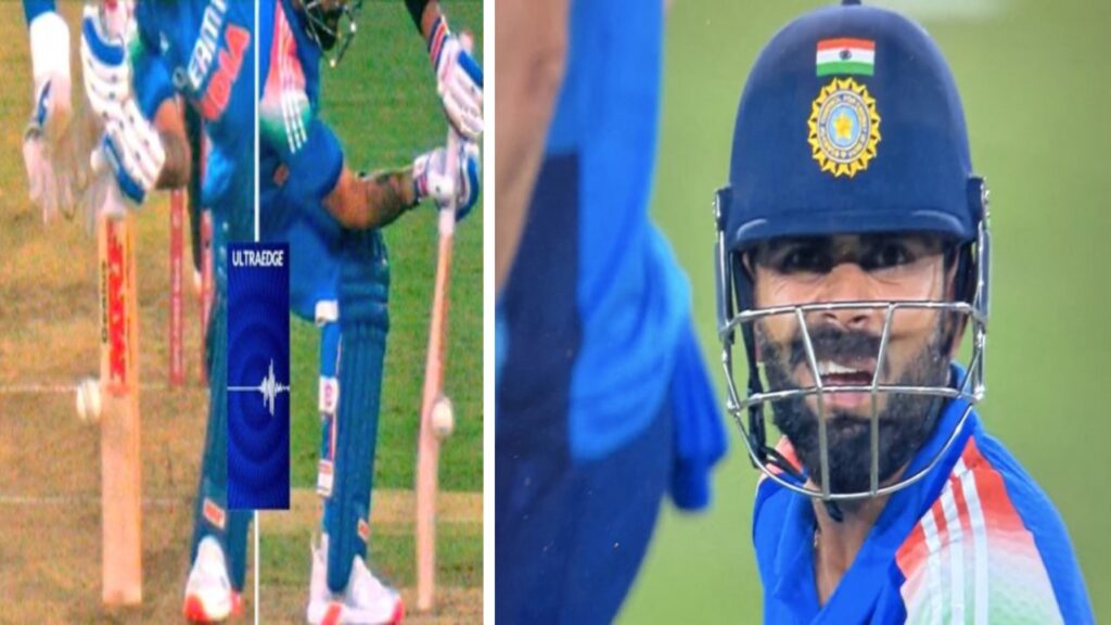 IND vs ENG 2nd ODI Tech Malfunction Behind Kohli Dismissal Virat Reaction Stuns All