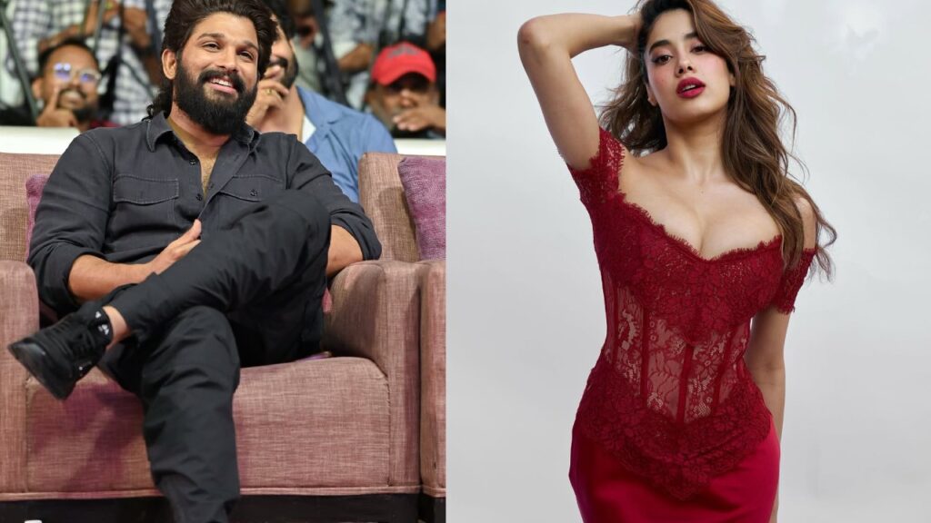 Janhvi Kapoor Pair with Allu Arjun Atlee Film Rumors Goes Viral