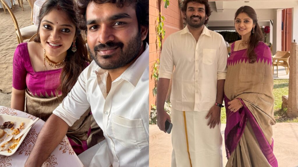 Kiran Abbavaram and his Wife Rahasya Gorak Celebrated Shivaratri Rahasya Baby Bump Photo goes Viral