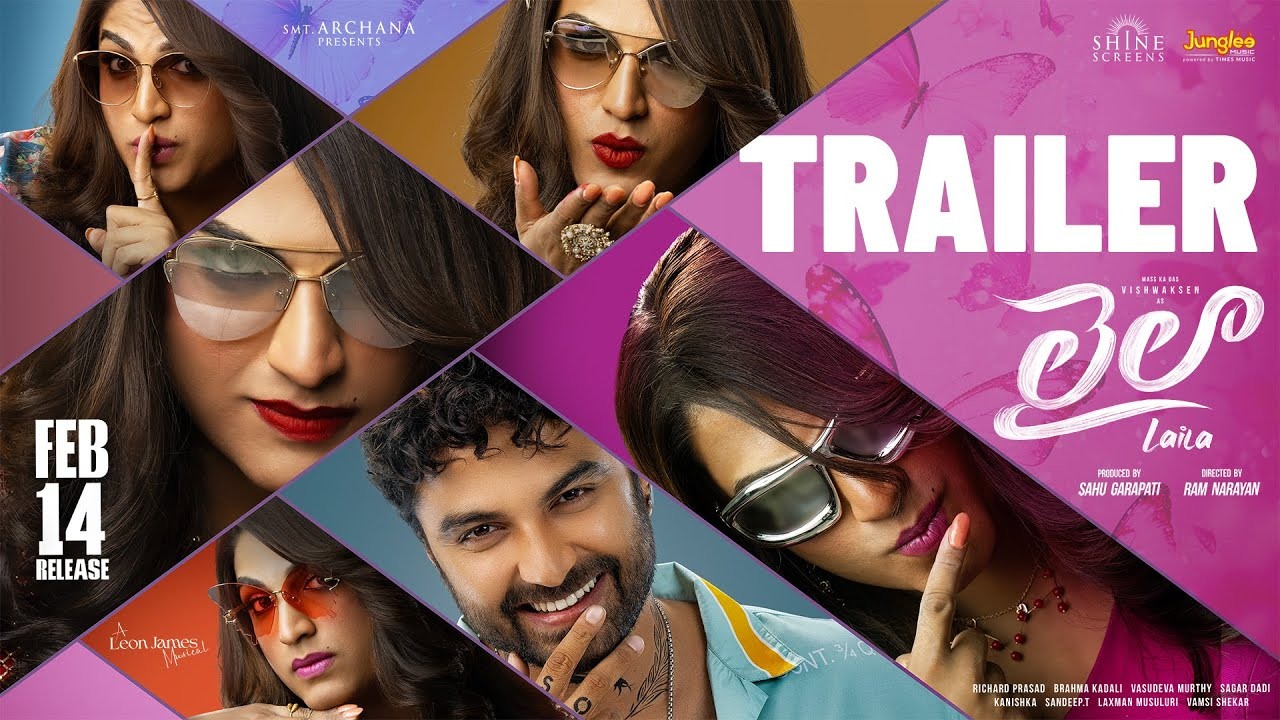 Laila Trailer : విశ్వక్ సేన్ ‘లైలా’ మూవీ ట్రైలర్ వచ్చేసింది.. ఓ వైపు లేడీ గెటప్.. మరో వైపు హీరోయిన్ తో లిప్ కిస్లు.. Laila Trailer : విశ్వక్ సేన్ ‘లైలా’ మూవీ ట్రైలర్ వచ్చేసింది.. ఓ వైపు లేడీ గెటప్.. మరో వైపు హీరోయిన్ తో లిప్ కిస్లు..