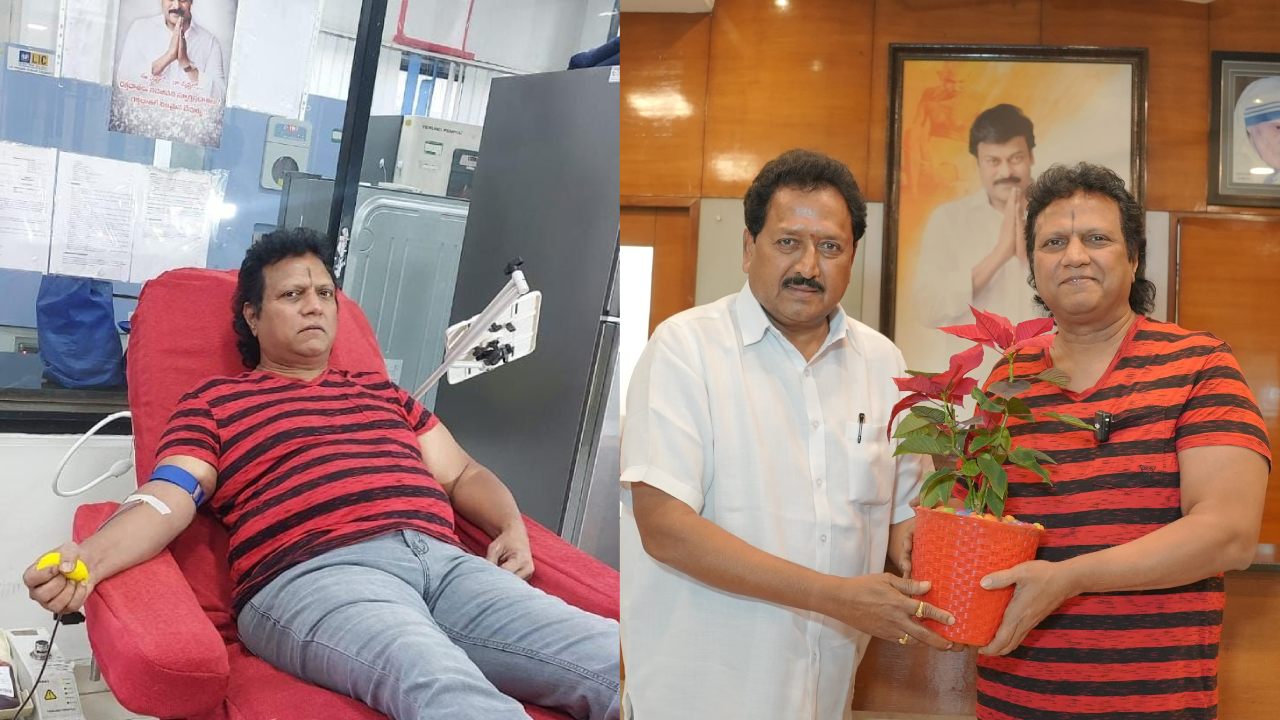 Manisharma : మెగాస్టార్ పై అభిమానంతో మరోసారి రక్తదానం చేసిన స్టార్ మ్యూజిక్ డైరెక్టర్.. Manisharma : మెగాస్టార్ పై అభిమానంతో మరోసారి రక్తదానం చేసిన స్టార్ మ్యూజిక్ డైరెక్టర్..