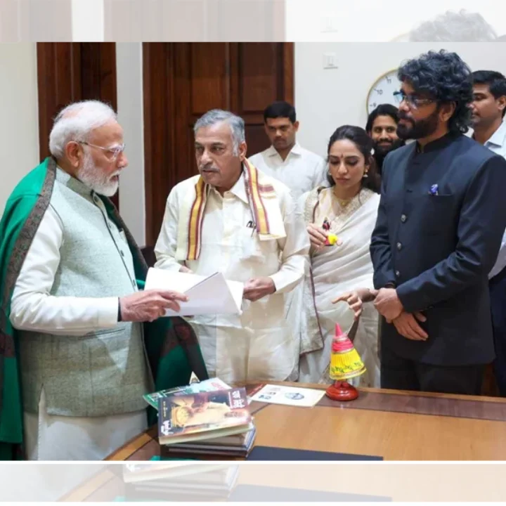 yarlagadda lakshmi prasad met pm modi