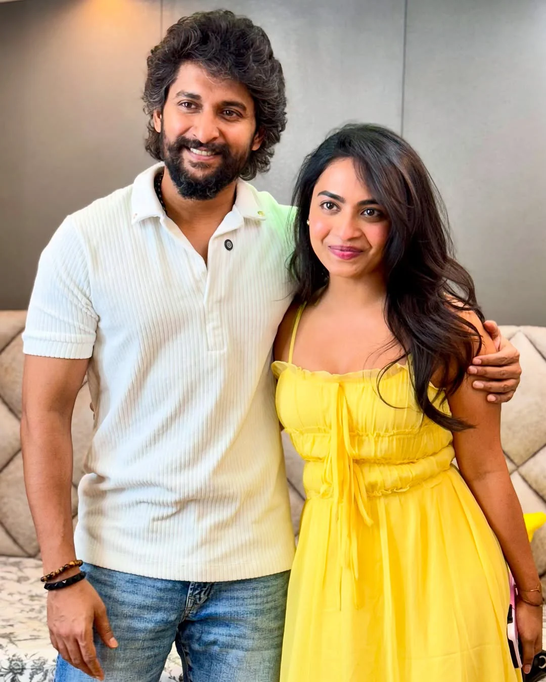 Alekhya Harika with Nani