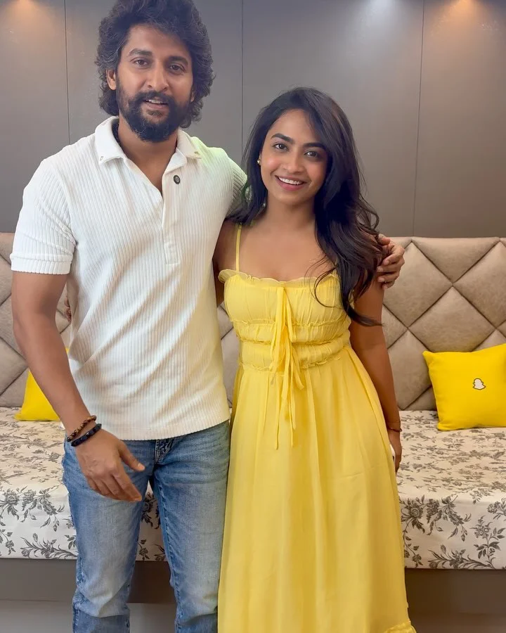 Alekhya Harika with Nani