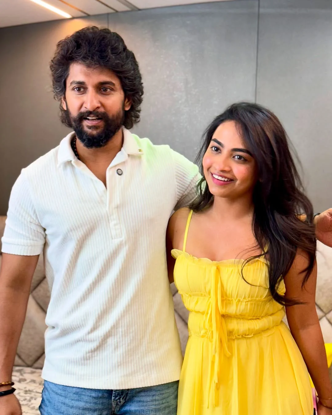 Alekhya Harika with Nani