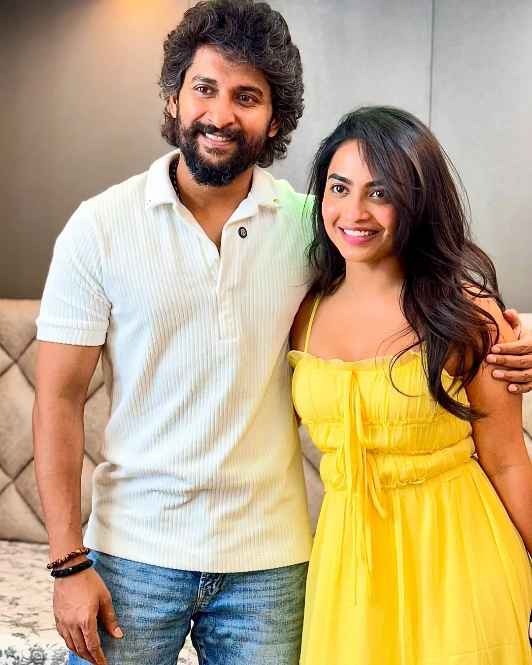 Alekhya Harika with Nani