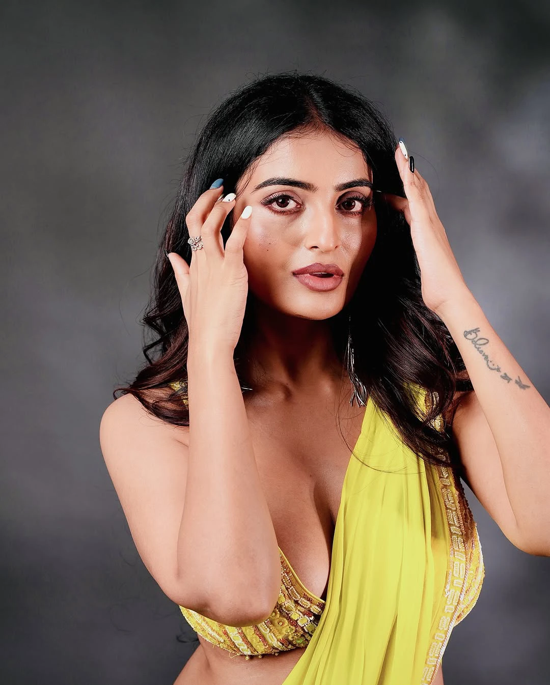 Ananya nagalla Dazzling Photos in Saree