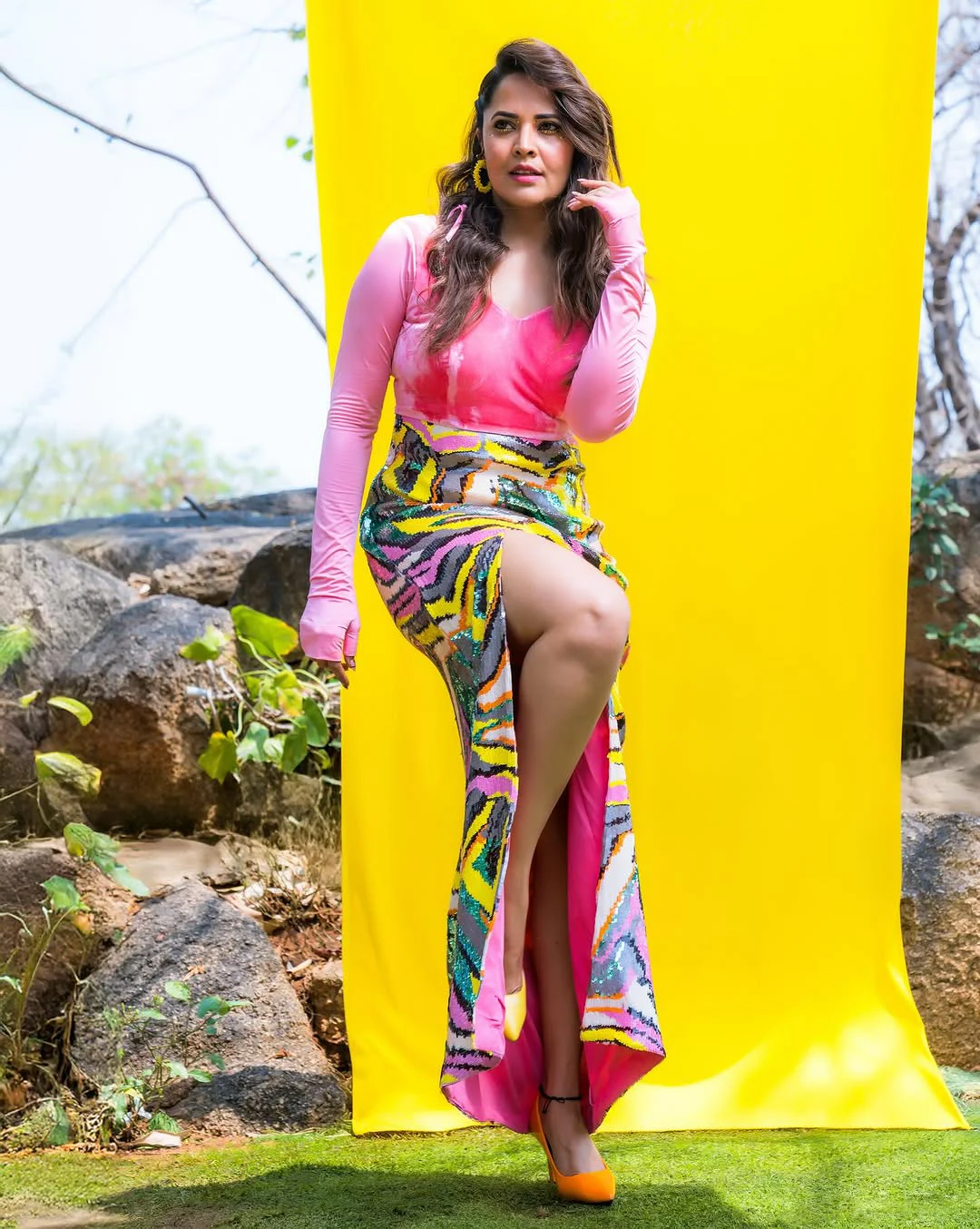 Anasuya Bharadwaj Colorful Photos