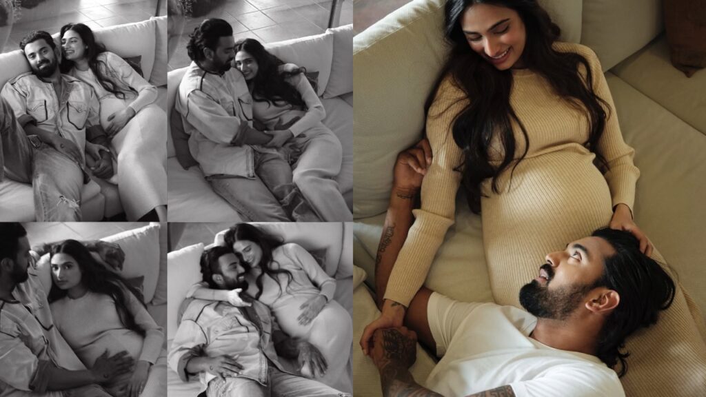 Athiya Shetty Baby Bump Photos with KL Rahul