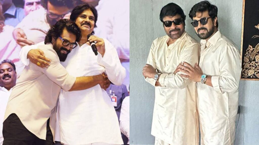 Chiranjeevi Pawan kalyan wishes to Ram Charan on his birthday