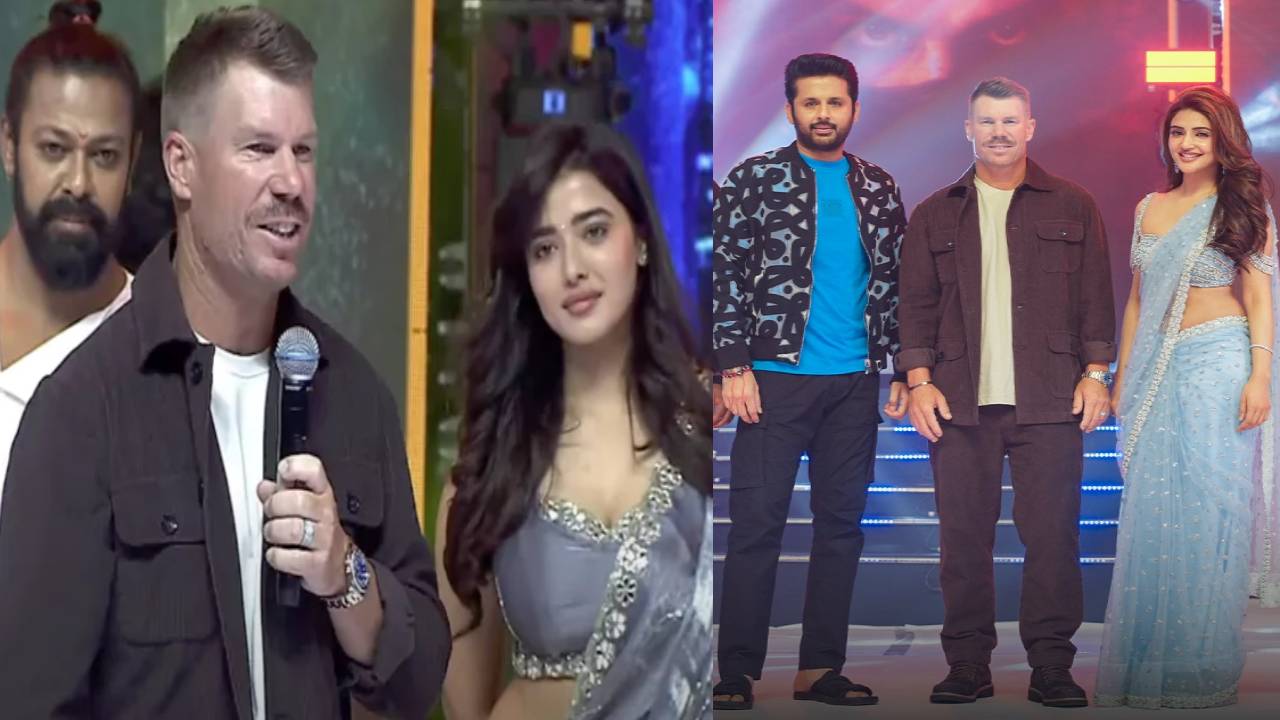David Warner : రాబిన్హుడ్ ప్రీరిలీజ్ ఈవెంట్లో వార్నర్ స్పీచ్.. ఆఖరిలో తెలుగులో చెప్పిన డైలాగ్ అదుర్స్.. ఎవరు మామ అదీ.. David Warner : రాబిన్హుడ్ ప్రీరిలీజ్ ఈవెంట్లో వార్నర్ స్పీచ్.. ఆఖరిలో తెలుగులో చెప్పిన డైలాగ్ అదుర్స్.. ఎవరు మామ అదీ..