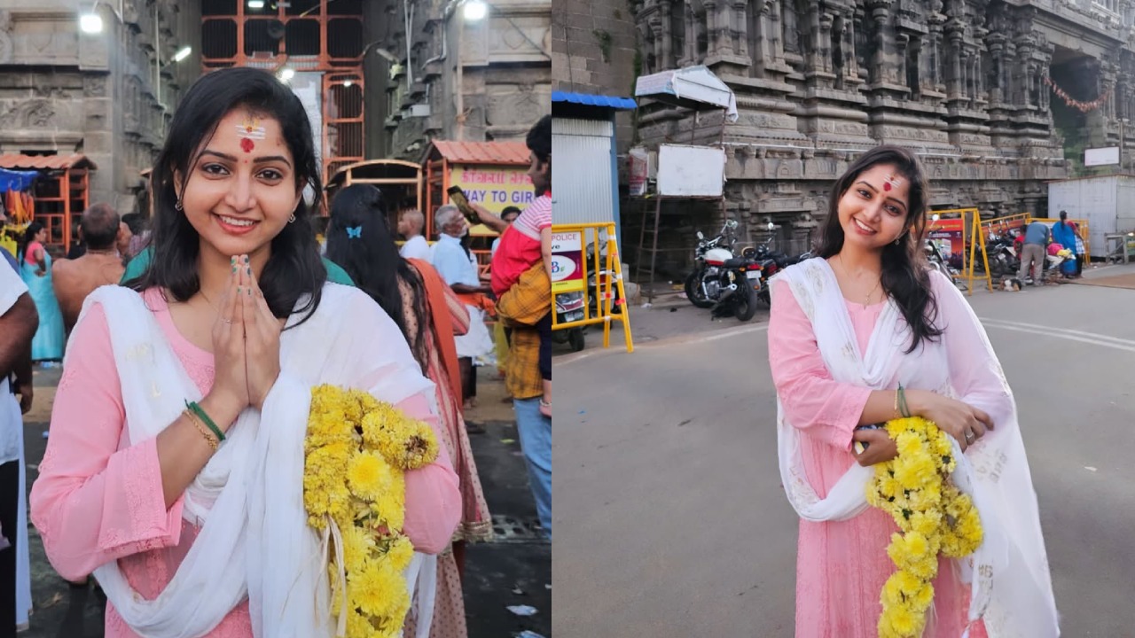 Deepika Rangaraju : అరుణాచలంలో బ్రహ్మముడి సీరియల్ నటి దీపిక రంగరాజు.. ఫొటోలు..