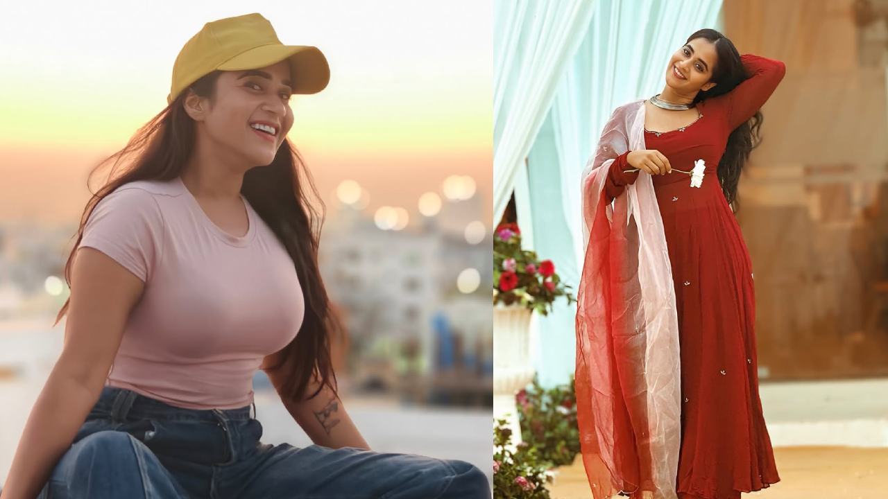 Deepthi Sunaina : మోడ్రన్ డ్రెస్ లో.. మరో పక్క చుడీదార్ లో.. దివ్యంగా దీప్తి సునైనా అందాలు..