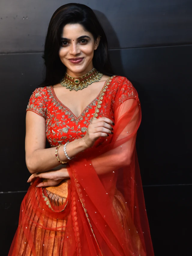 Divyabharathi Shines in her Telugu First Event