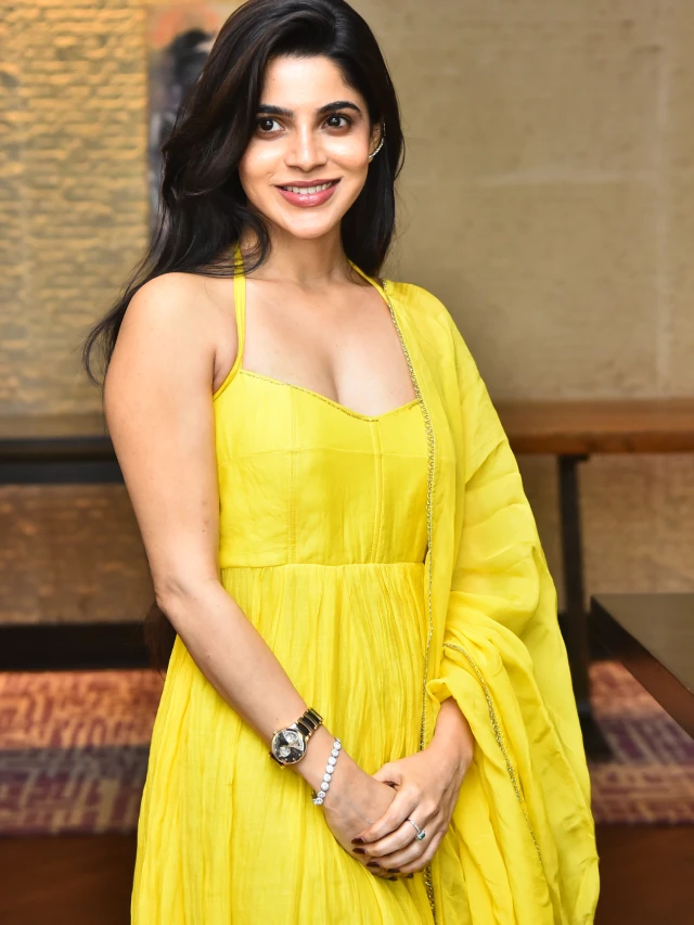 Divyabharathi Shines in her Telugu First Event