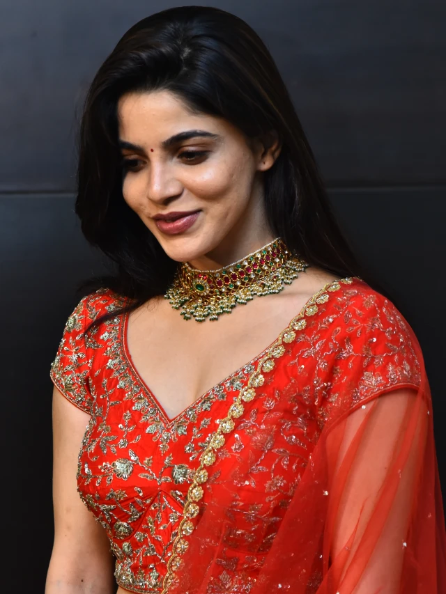 Divyabharathi Shines in her Telugu First Event