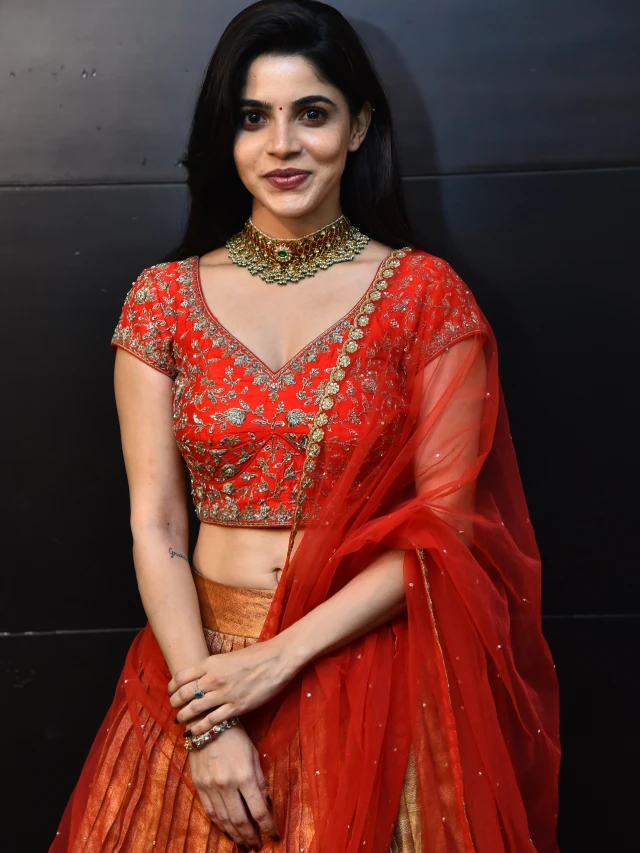 Divyabharathi Shines in her Telugu First Event