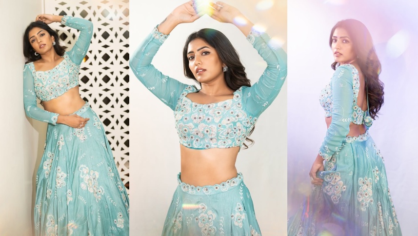 Eesha Rebba : గాగ్రా చోళీలో అందాలతో మైమరిపిస్తున్న తెలుగు భామ ఈషారెబ్బ..