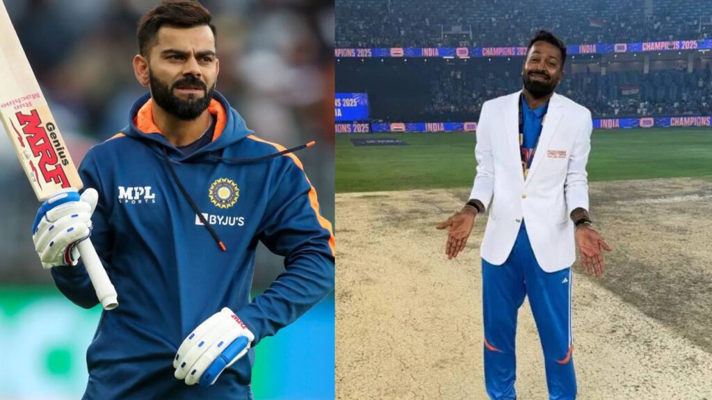 Hardik photograph with 2025 Champions Trophy breaks Kohli huge social media record Reports