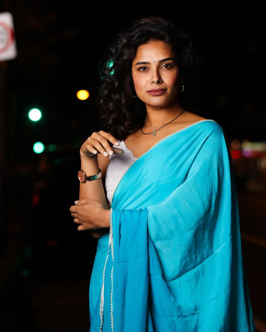 Actress Hari Teja Birthday Special Stunning Looks in Saree