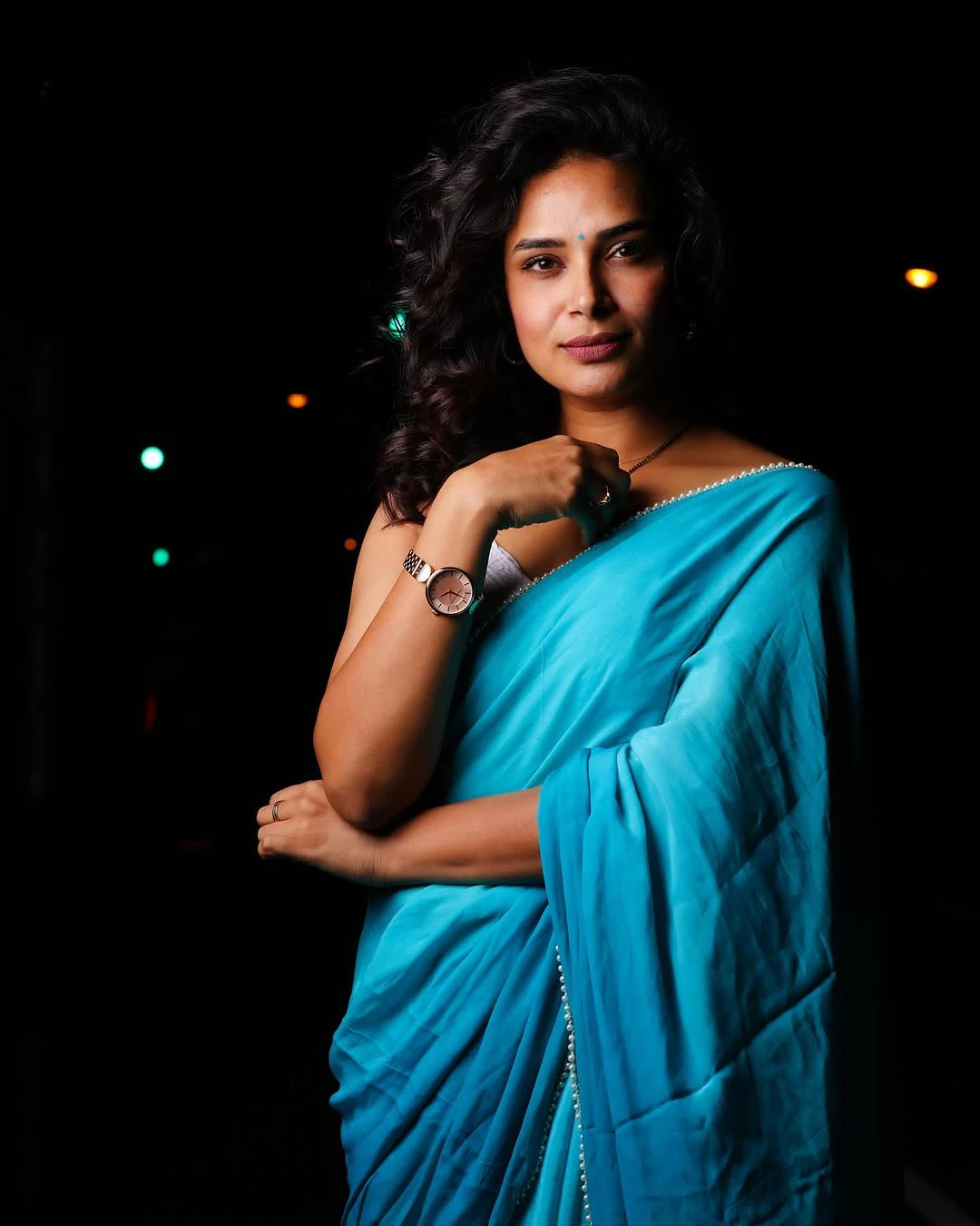 Actress Hari Teja Birthday Special Stunning Looks in Saree