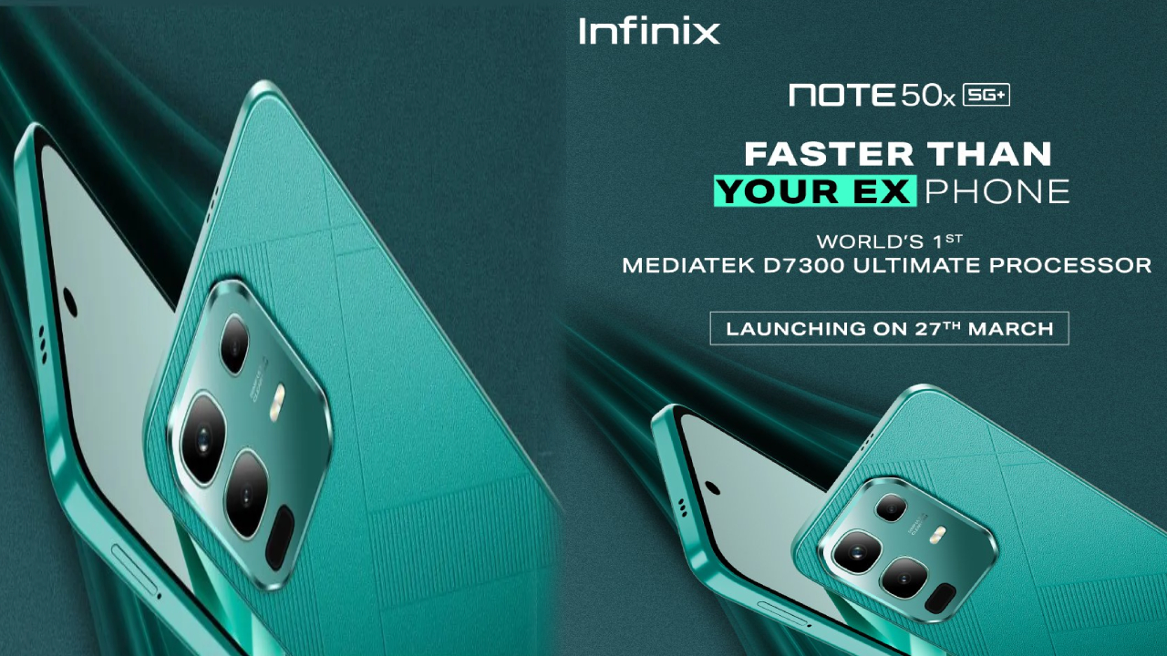 Infinix Note 50X 5G : గేమర్లకు గుడ్ న్యూస్.. ఏఐ టెక్నాలజీతో కొత్త ఇన్ఫినిక్స్ 5G ఫోన్ వస్తోంది.. కీలక ఫీచర్లు ఇవే.. ఫుల్ డిటెయిల్స్..! Infinix Note 50X 5G : గేమర్లకు గుడ్ న్యూస్.. ఏఐ టెక్నాలజీతో కొత్త ఇన్ఫినిక్స్ 5G ఫోన్ వస్తోంది.. కీలక ఫీచర్లు ఇవే.. ఫుల్ డిటెయిల్స్..!